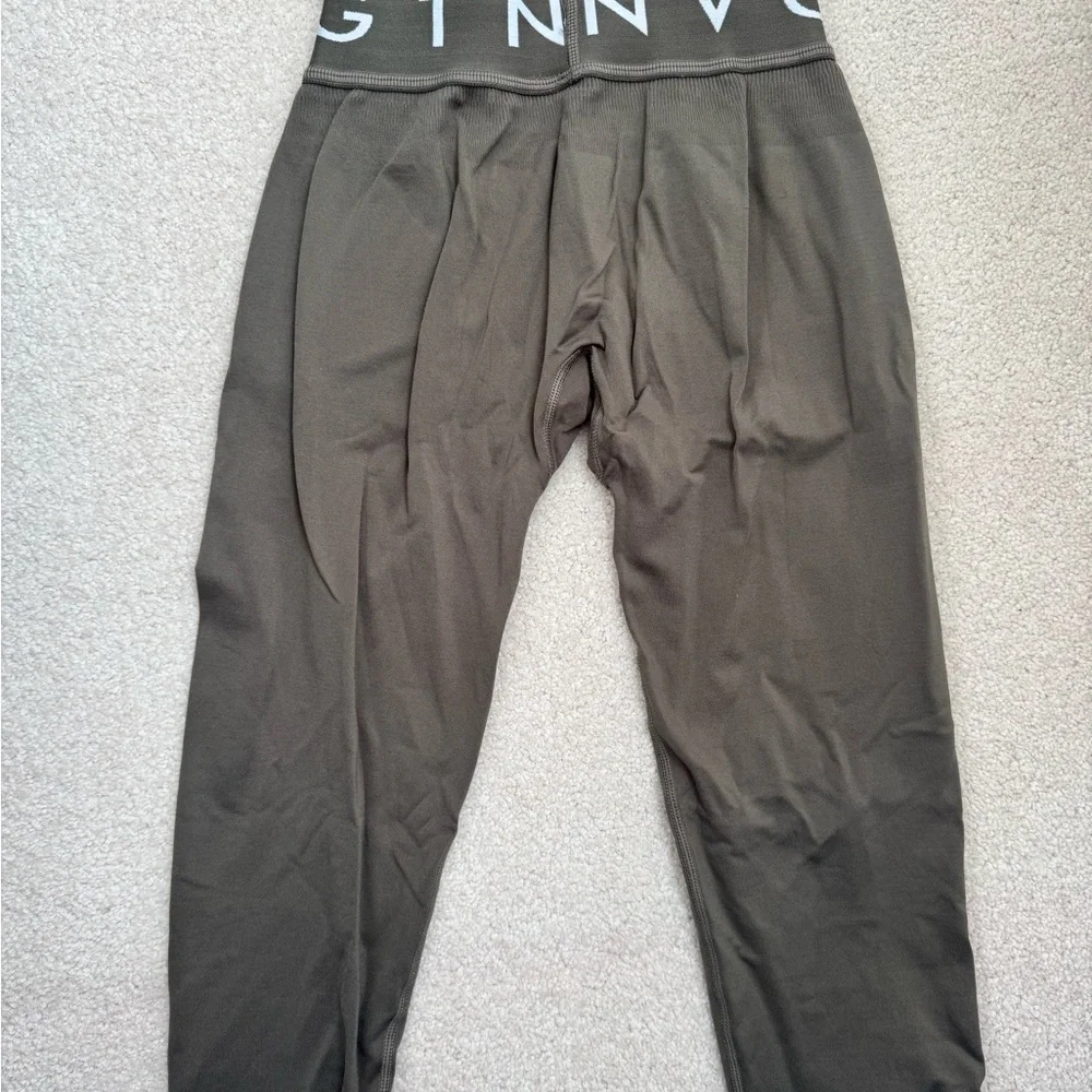 NVGTN Olive Sport Seamless Leggings - Picture 4 of 4